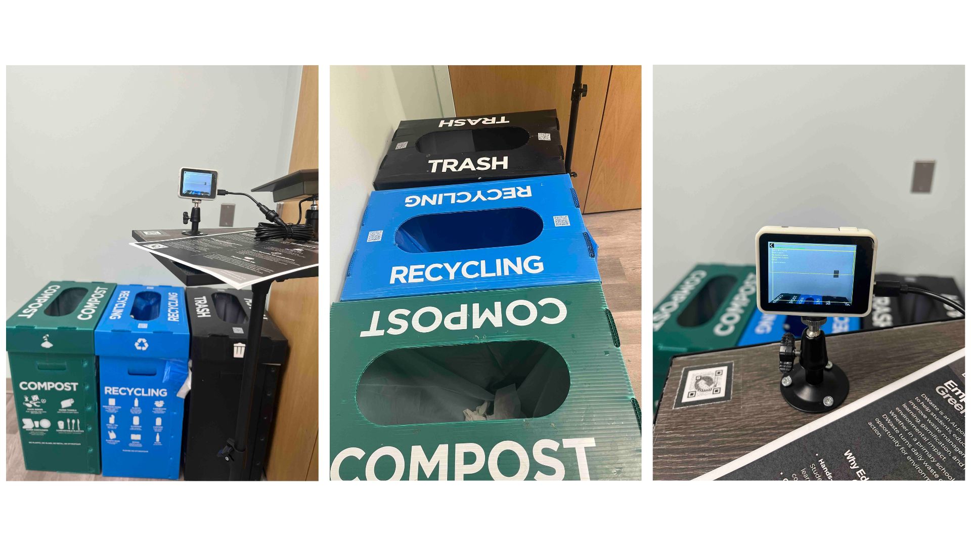 DWaste device recording disposal data