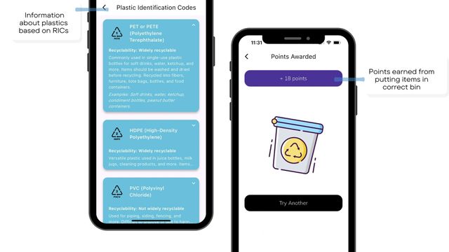 Points awarded for waste management info on Deep Waste app